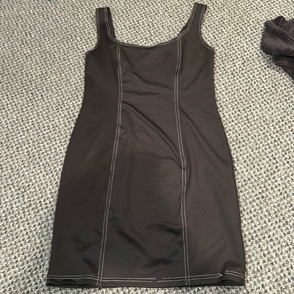 Forever 21 size large stretchy body con dress .